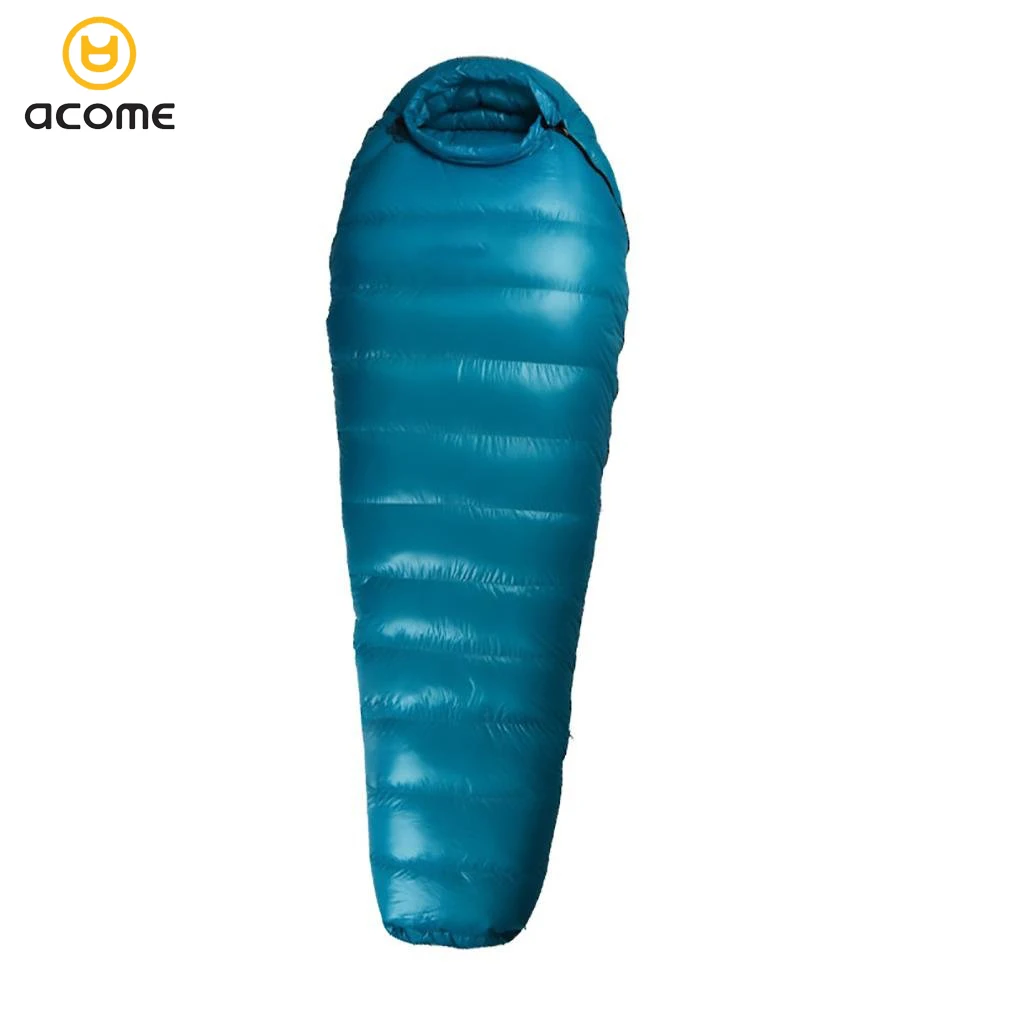 Acome Warm Lightweight Outdoor Camping Hiking 1000g Filling Duck Down Mummy Sleeping Bag