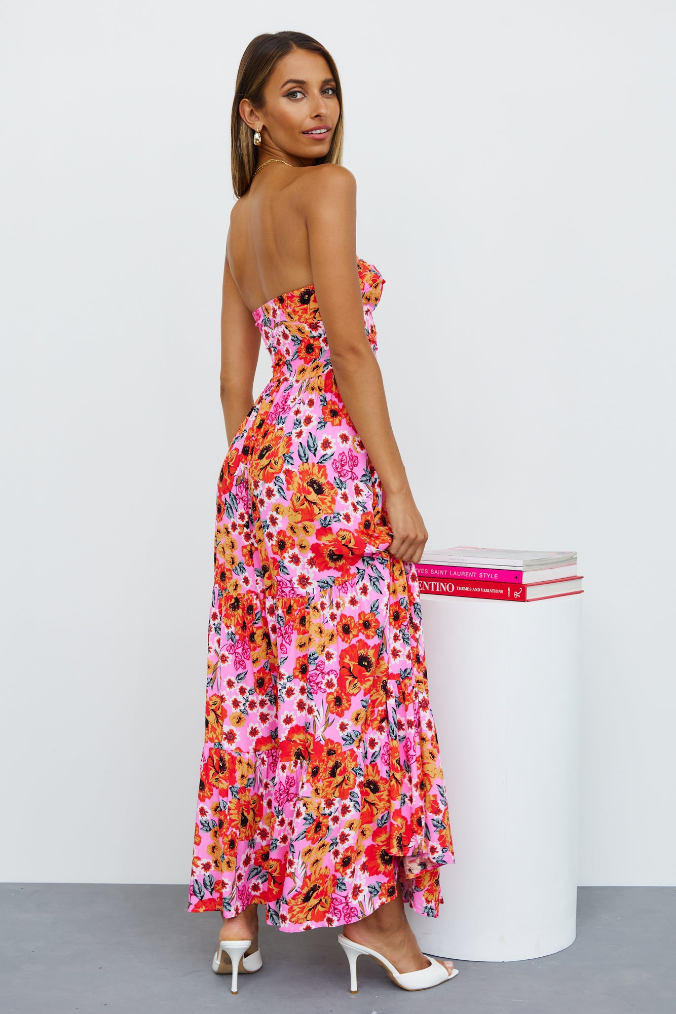 Speak To My Heart Midi Dress Pink