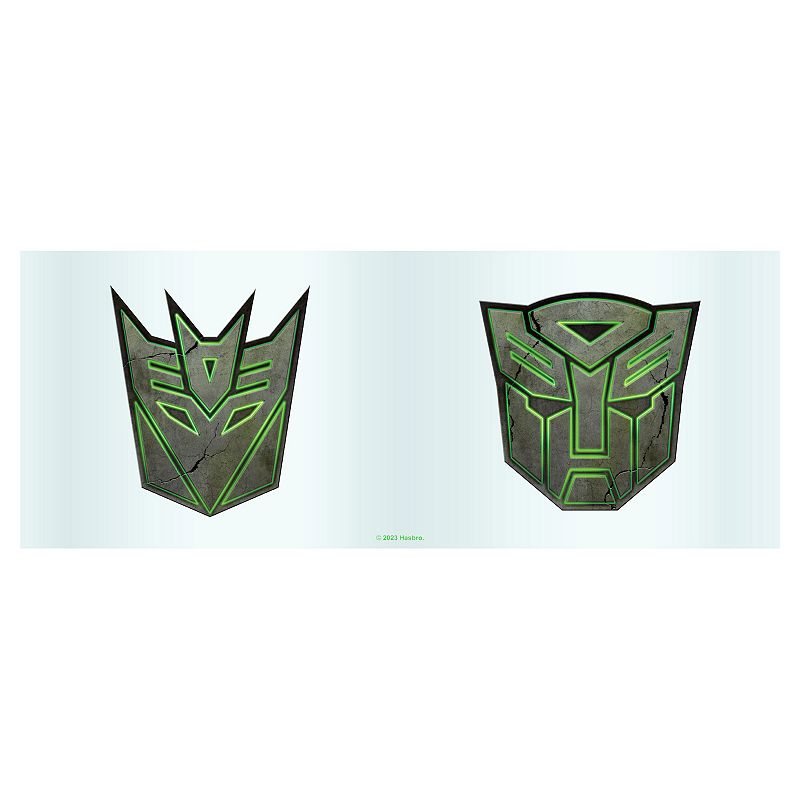 Transformers 7 Decepticons Autobots Emblems 24 oz. Tritan Tumbler