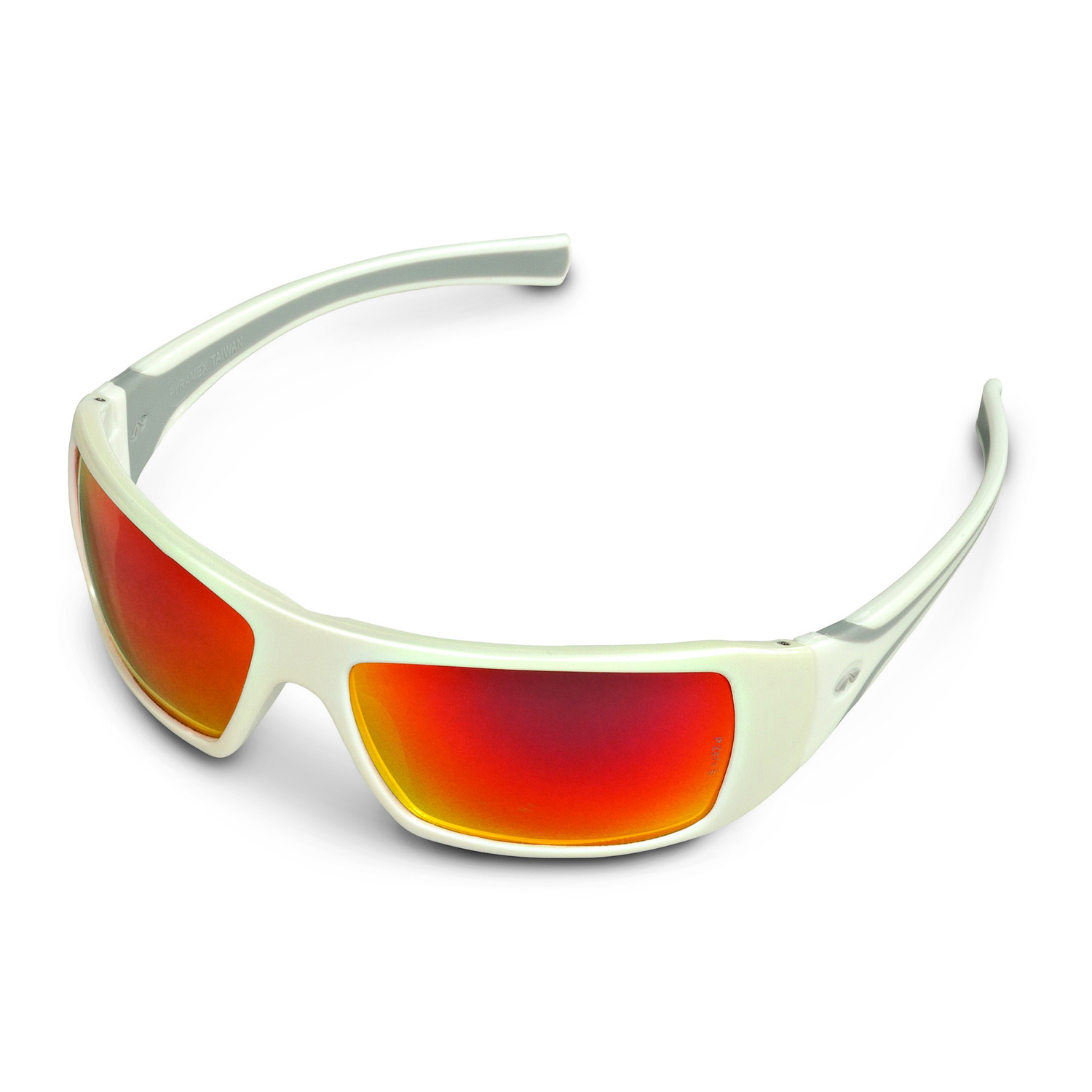 STIHL White Ice Protective Glasses Orange Lens White Frame 1 pc