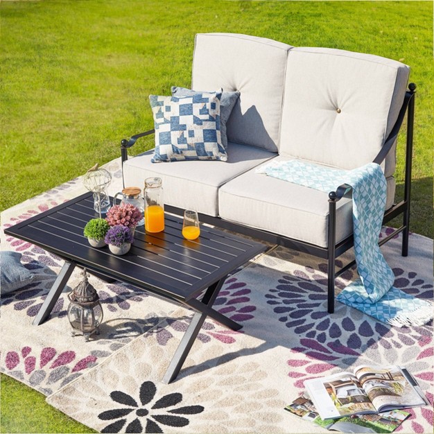 2pc Outdoor Conversation Set Patio Festival