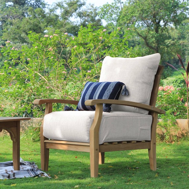 Cambridge Casual Caterina Teak Outdoor Patio Arm Chair