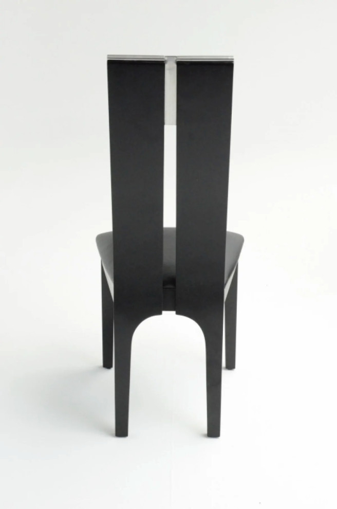 Paddington Black Oak Dining Chair  Set of 2   Contemporary   Dining Chairs   by V.S.D Furniture  Houzz