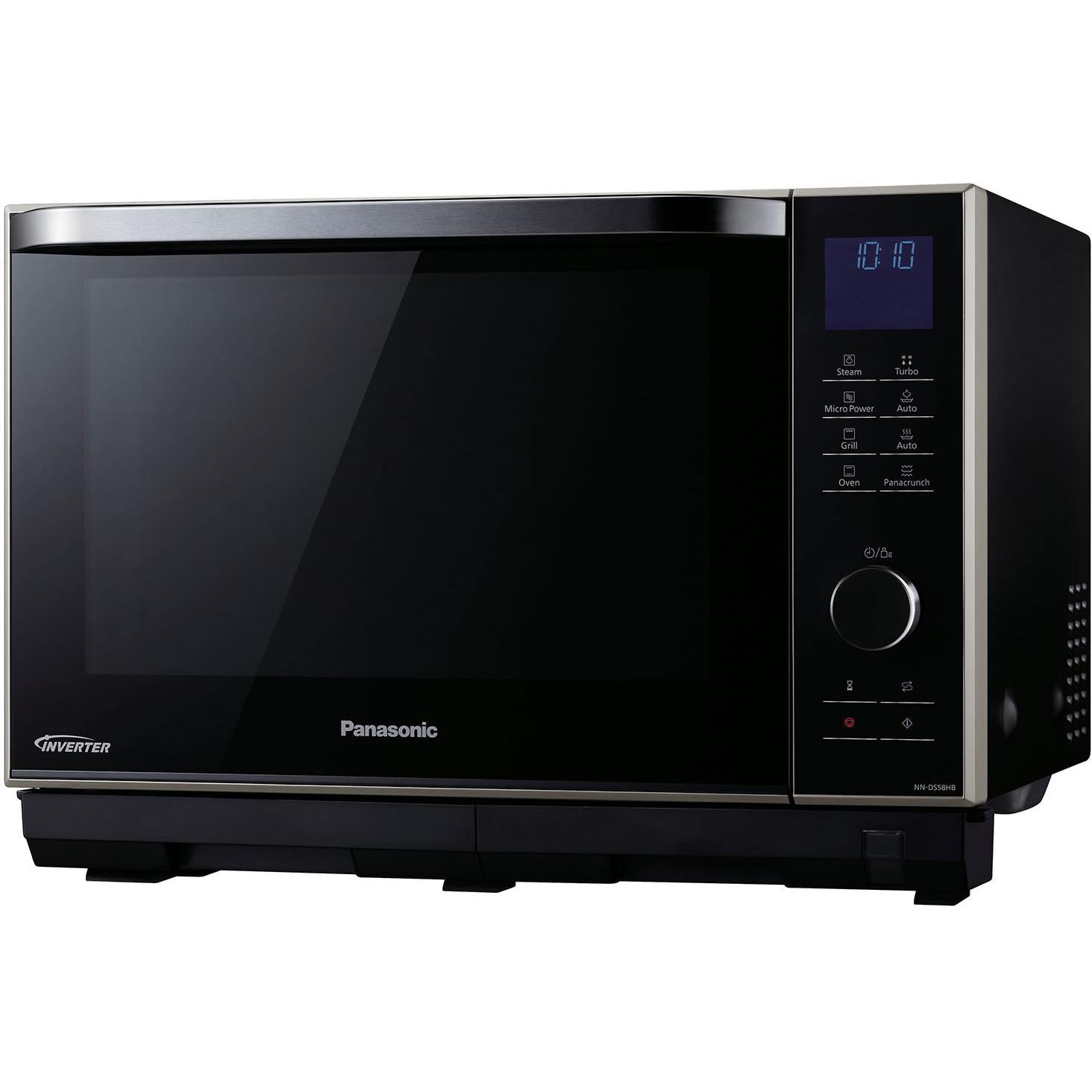 Panasonic 1.0 cu. ft. Countertop Microwave Oven with Steam Cooking NN-DS58HB