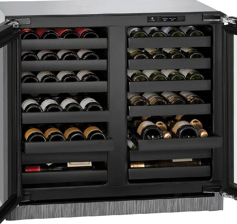 U-Line U3036WCWCINT60B Modular 3000 Series 36 Inch Panel Ready Wine Cooler