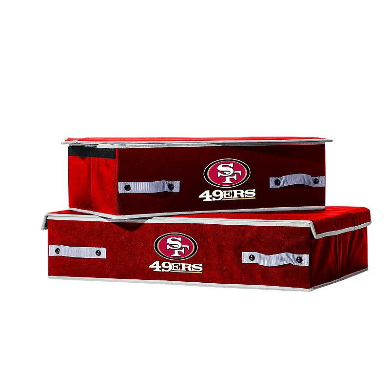 Franklin Sports San Francisco 49ers Large Under-the-Bed Storage Bin