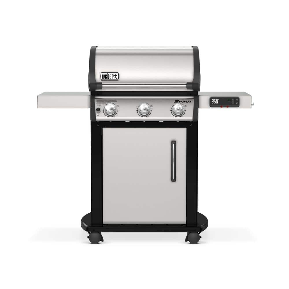 Weber Spirit SX-315 3-Burner Propane Gas Smart Grill in Stainless Steel 46502401