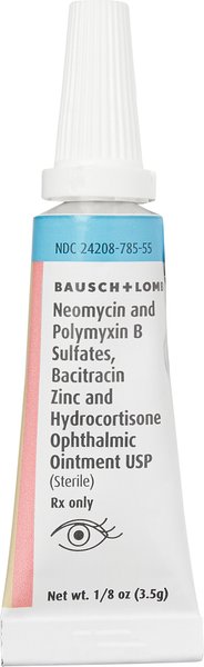 Neo-Poly-Bac with Hydrocortisone (Generic) Ophthalmic Ointment for Dogs and Cats