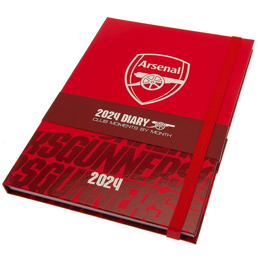 Arsenal FC 2024 Crest A5 Diary