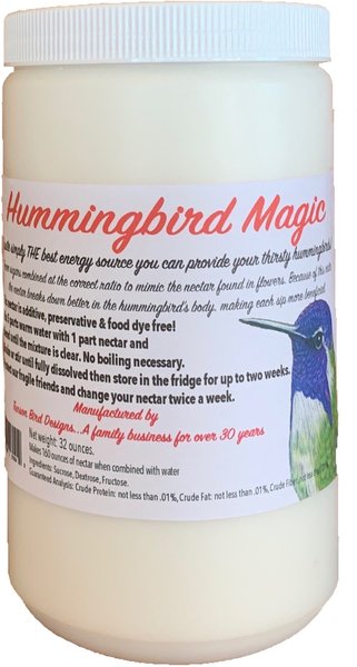 Tucson Bird Designs Hummingbird Magic Bird Food， 2-lb jar