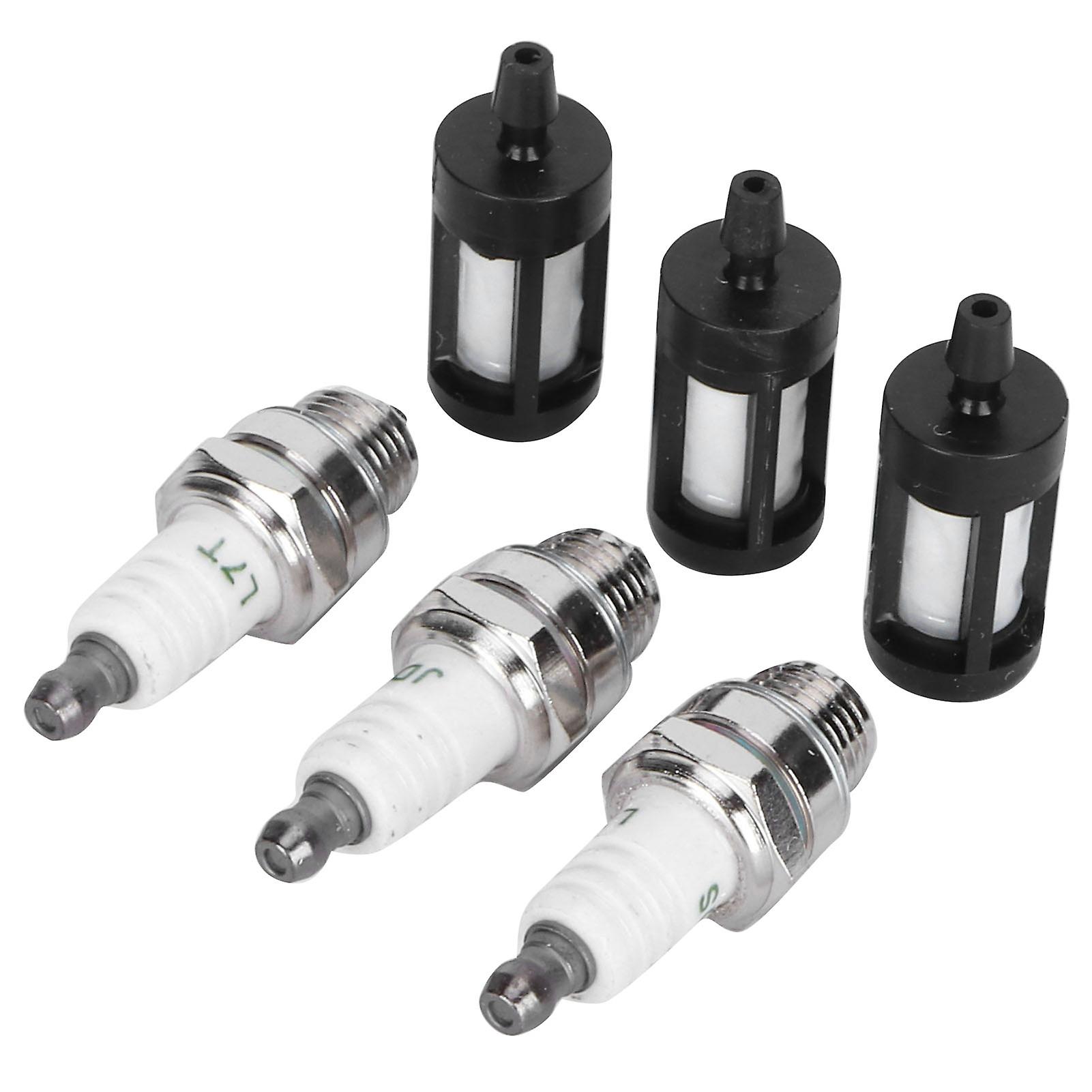 3pcs Spark Plug Kit， Chainsaw Fuel Filter Air Filter Sparking Plug Sets Replacement Parts Fit For Ms180 Ms170 018 017 Ms 180 170