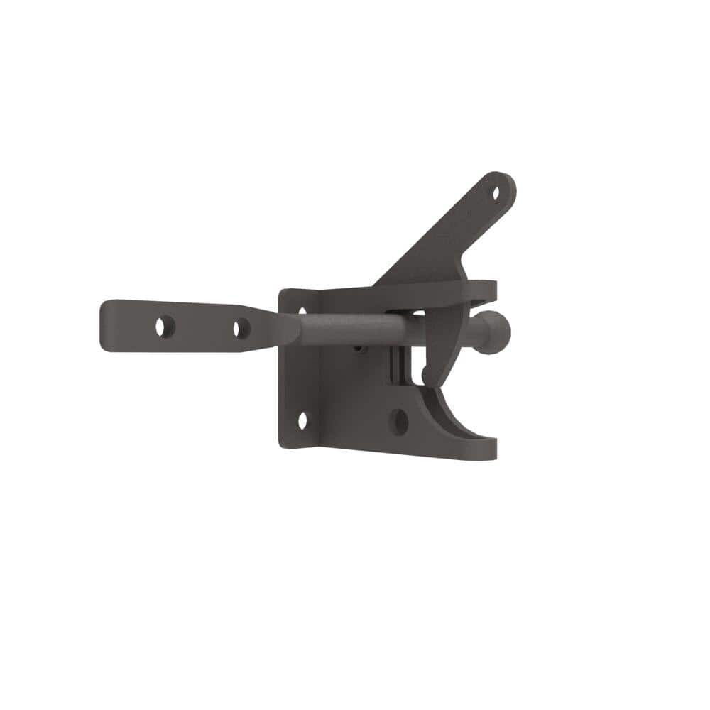 Barrette Outdoor Living 4.562 in. x 2.312 in. Gravity Latch - Matte Bronze 73043993