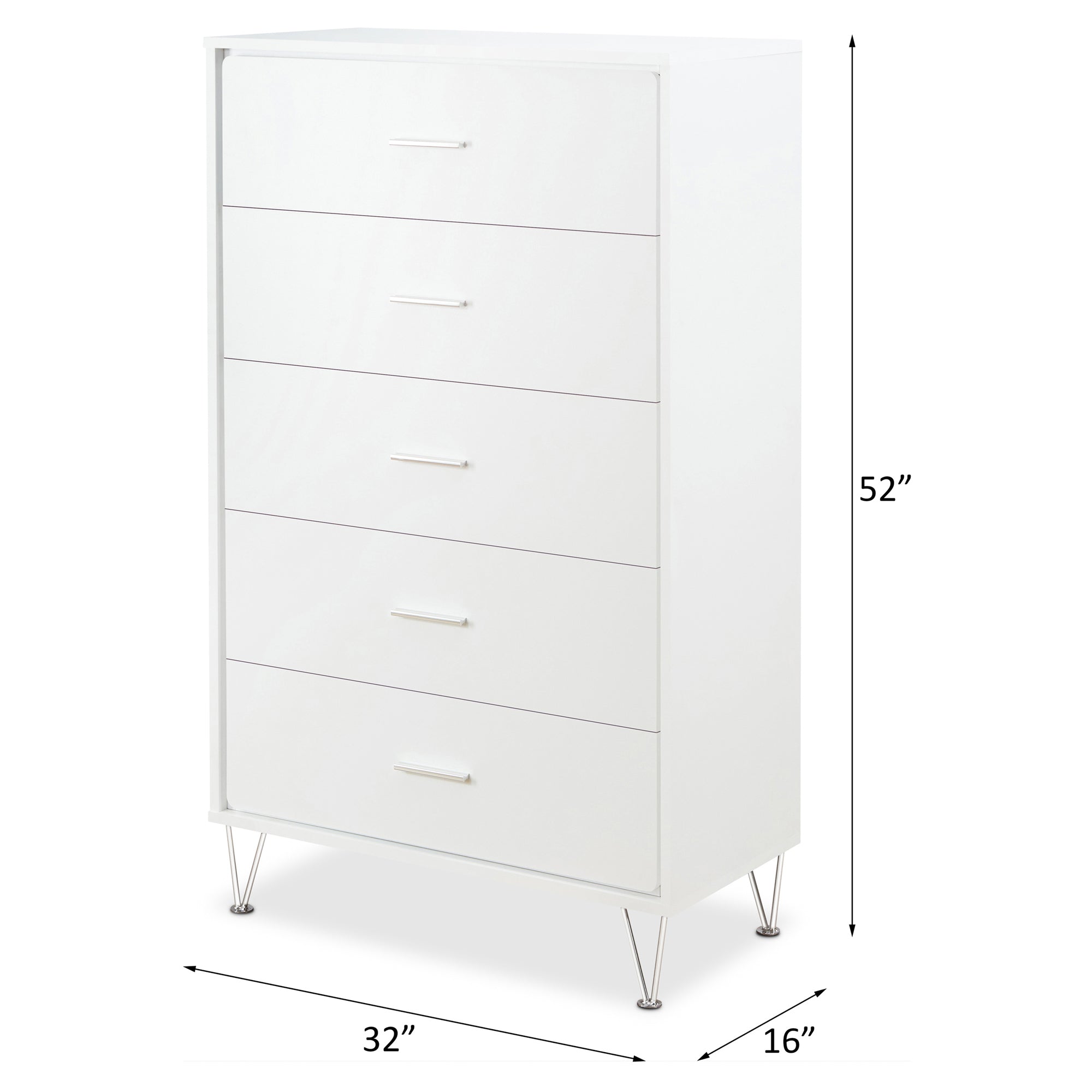 ACME Deoss Chest in White