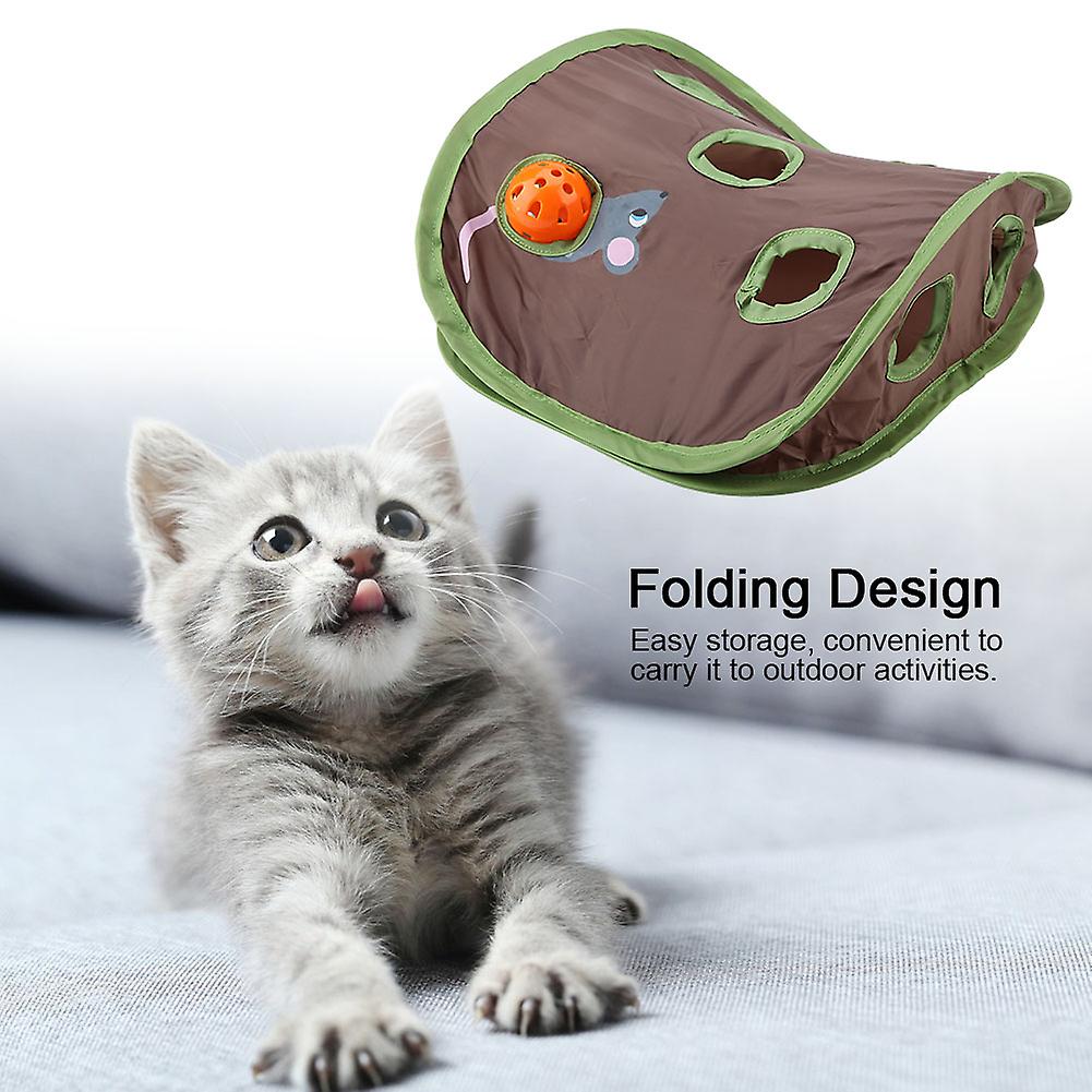 9 Mouse Holes Pet Cat Interactive Toy Cat Intelligence Trainning Toy With Bell Mouse Toys