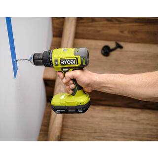 RYOBI ONE+ 18V Cordless 12 in. Hammer Drill Kit with 1.5 Ah Battery and Charger PCL220K1