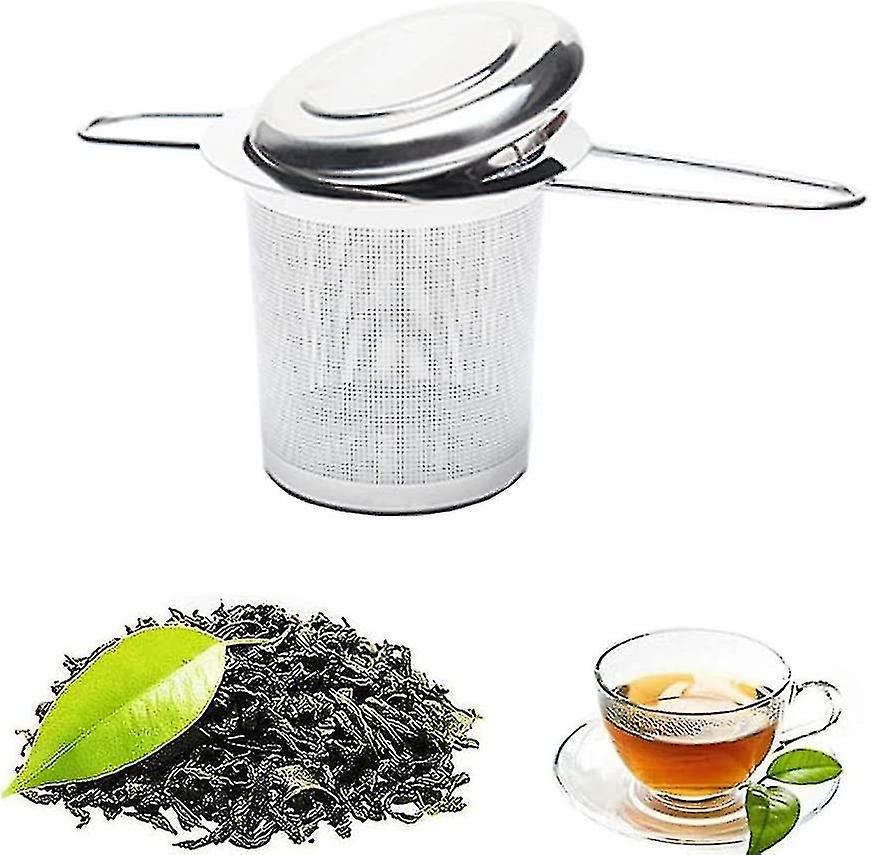 2pcs Stainless Steel Tea Infuser， With Handles Tea Strainer With Fine Hole Handle， For Hanging