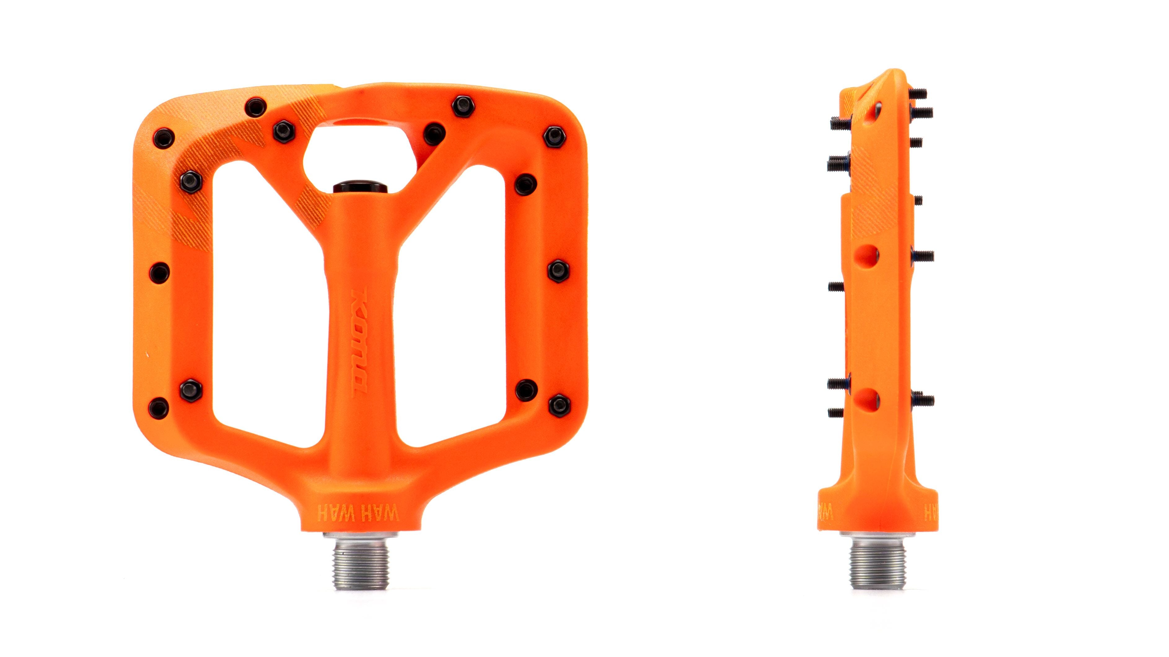 Kona Wah Wah 2 Composite Pedals - Small - Orange