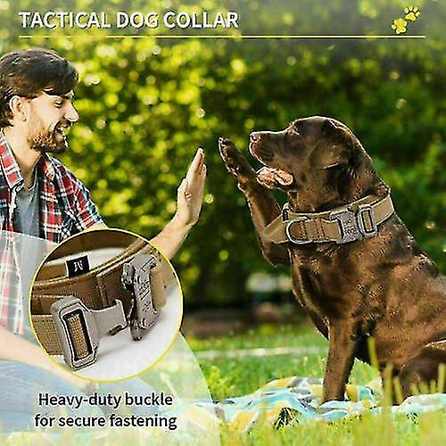 Military-nylon Heavy Duty Adjustable Tactical-dog For Dogs Training