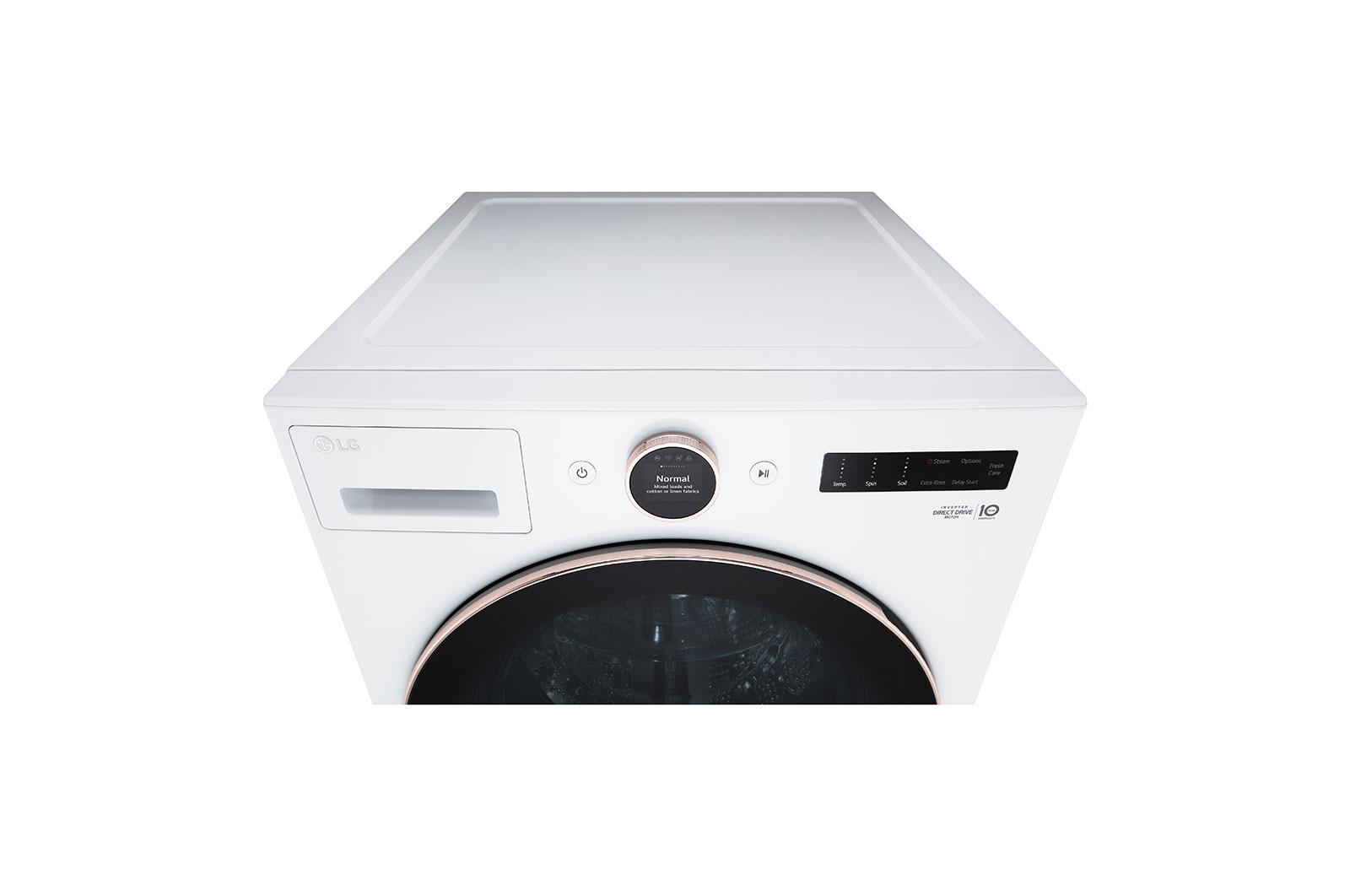 Lg WM6500HWA 5.0 Cu. Ft. Mega Capacity Smart Front Load Energy Star Washer With Turbowash® 360(Degree) And Ai Dd® Built-In Intelligence