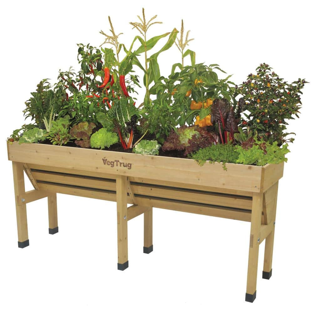 VegTrug 1.8 m Wood Raised Bed Wall Hugger VTWHMDN0382USA