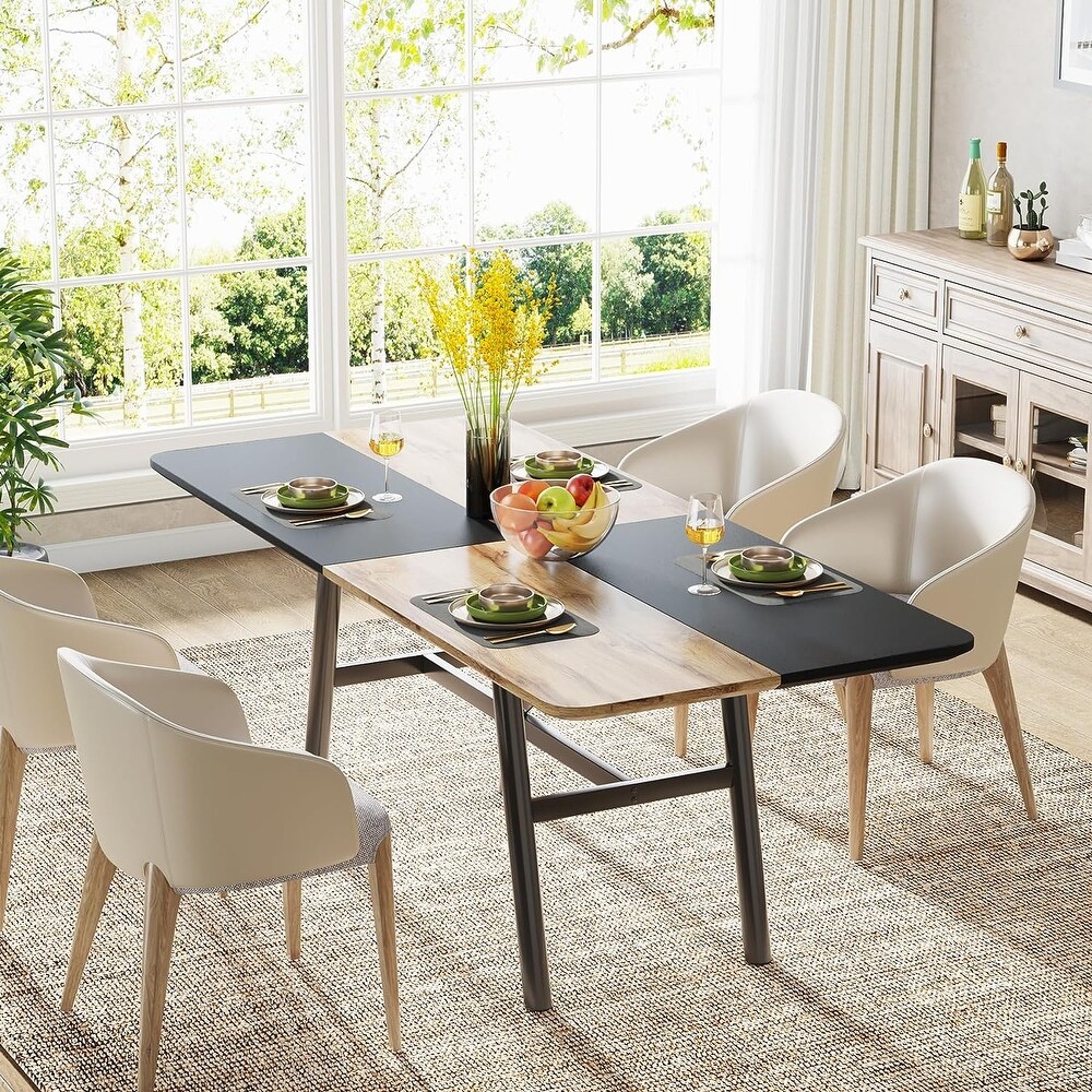 70.86 inch Dining Table for 6 to 8 People