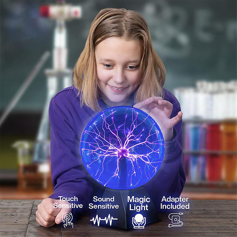 Novelty Magic Plasma Ball Light Touch Night Light Glass Plasma Lamp Kids Christmas Gift  Party Decor Table Lights