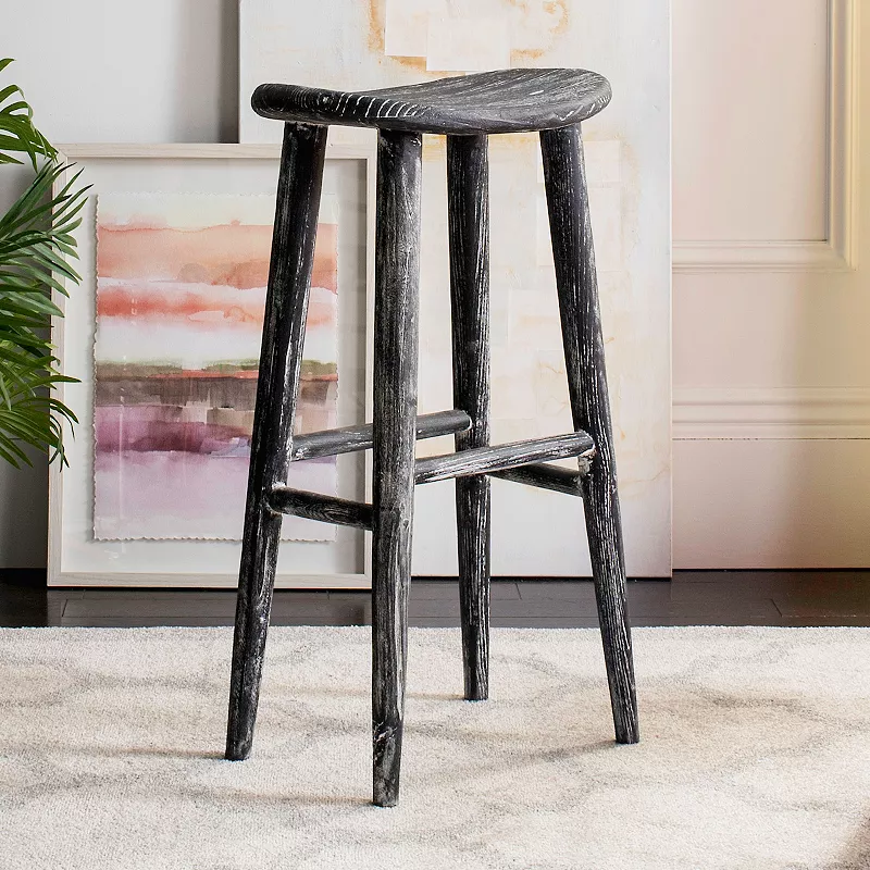 Safavieh Colton Wood Bar Stool