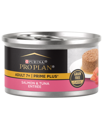 Purina Pro Plan Prime Plus 7+ Salmon  Tuna Entree Classic Canned Cat