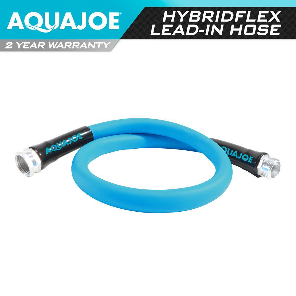 AQUA JOE 58 in. Dia. x 3 ft. HYBRIDFLEX Lead-In Hose AJPGH03-PRO