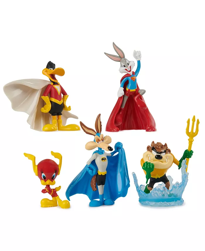 DC Comics Looney Tunes Mash-Up Pack  Limited Edition Wb 100 Years Anniversary  5 Looney Tunes X DC Figures