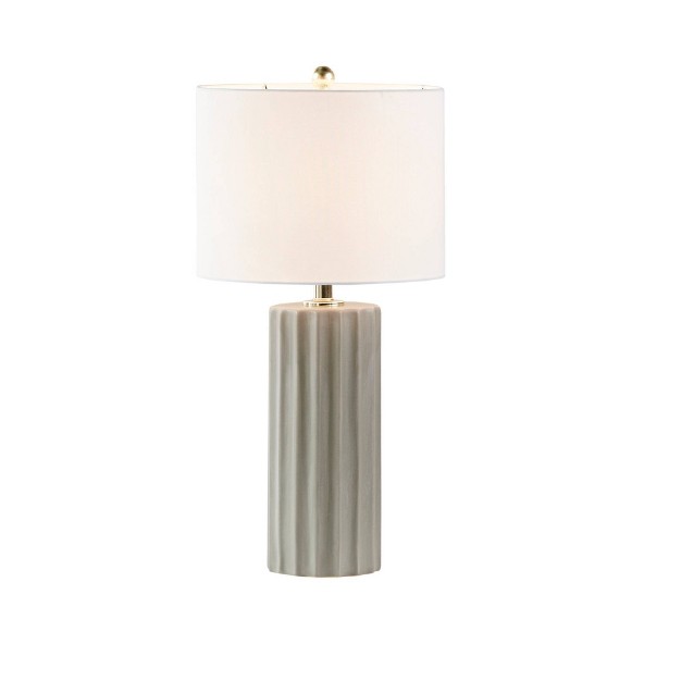 Dailsygrab includes Led Light Bulb Table Lamp With White Base And Cream Shade Ink ivy