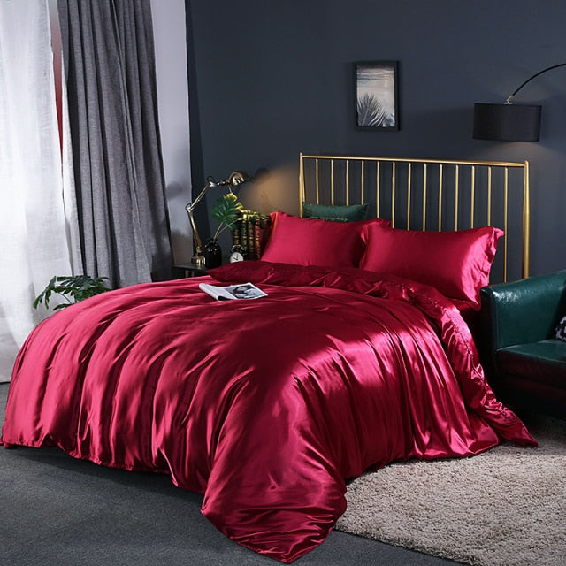 SleepSoft Luxury Silk Bedding Set