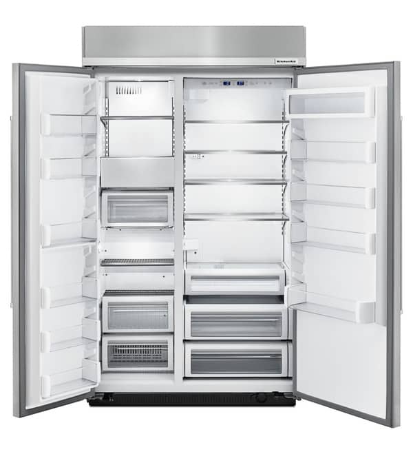 KitchenAid 30 Cu. Ft. PrintShield Stainless Steel Built-In Side-By-Side Refrigerator