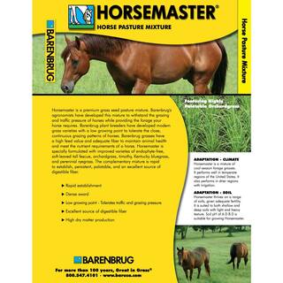 Barenbrug 25 lb. Horse Master Grass Seed Mix 10030