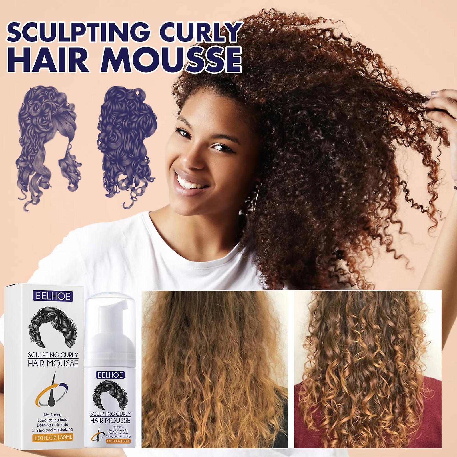 Styling Elastic Anti-frizz Curly Hair Plump Natural Fluffiness Moisturizing Styling Treatment Styling Agent