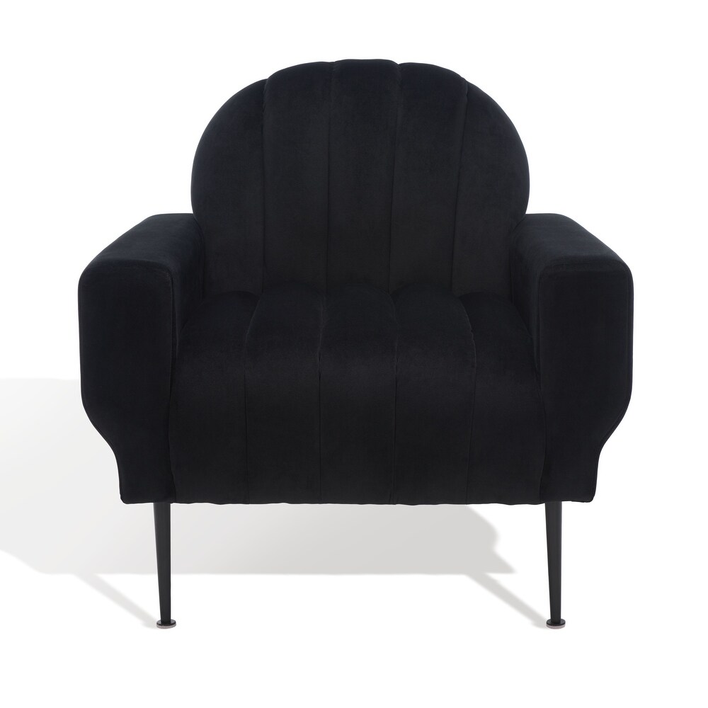 SAFAVIEH Couture Josh Channel Tufted Accent Chair   33\