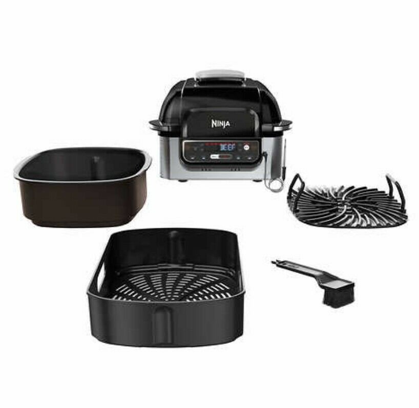 Ninja Foodi Smart 5-in-1 Indoor Grill and Smart Cook System with 4-Quart Air Fry