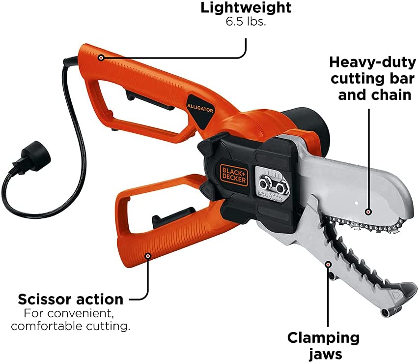 BLACK+DECKER LP1000 Lopper Chain Saw， 4.5-Amp