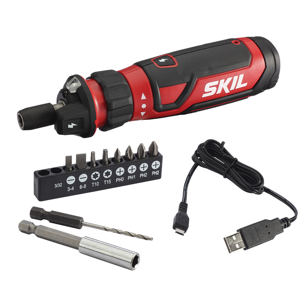 SKIL Rechargeable 4V Screwdriver with Circuit Sensor? Technology ;