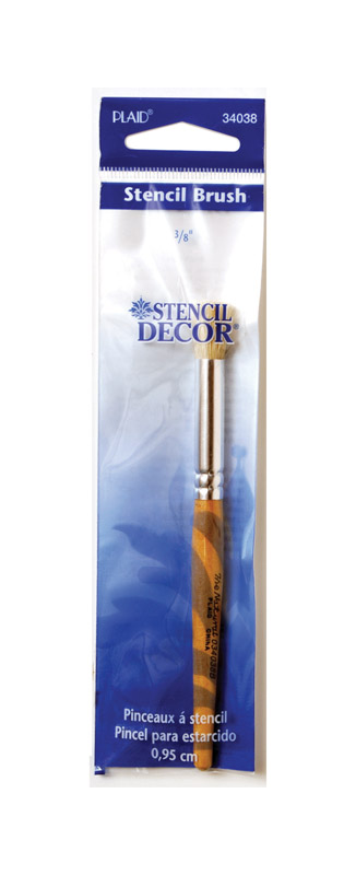 Plaid Stencil Decor 3/8 in. Round Stencil Paint Brush