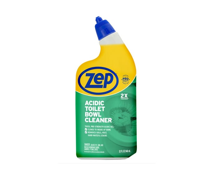 Zep Acidic Toilet Bowl Cleaner， 32 oz - ZUATBC32