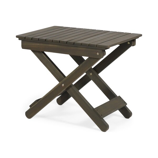 Outdoor Folding Wooden Side Table，15