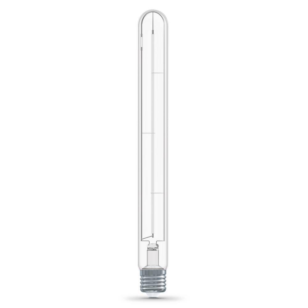 Feit Electric 60-Watt Equivalent T10XL Straight White Thin Filament Clear LED Light Bulb Soft White 2700K T10XL60S1927CAWFHDRP