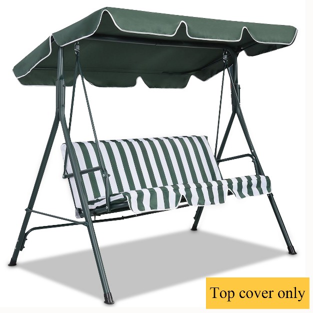 Costway Swing Top Cover Canopy Replacement Porch Patio Outdoor 66 x27 x27 x45 x27 x27 75 x27 x27 x52 x27 x27 77 x27 x27 x43 x27 x27