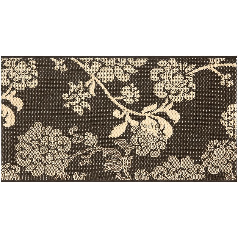 Safavieh Courtyard Floral Vine Indoor Outdoor Rug