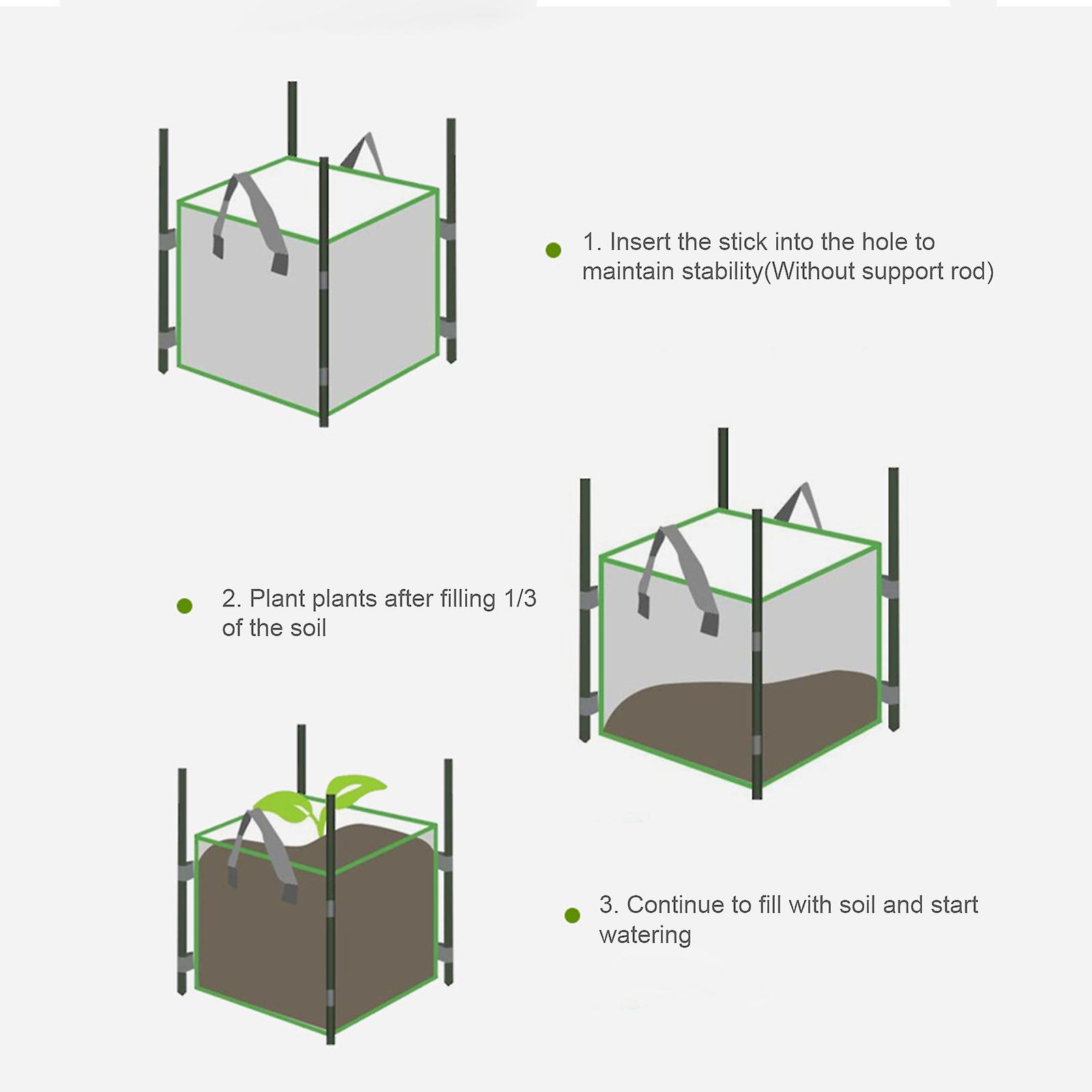 Plant Grow Bag (soil， Plants， And Seeds Not Included)