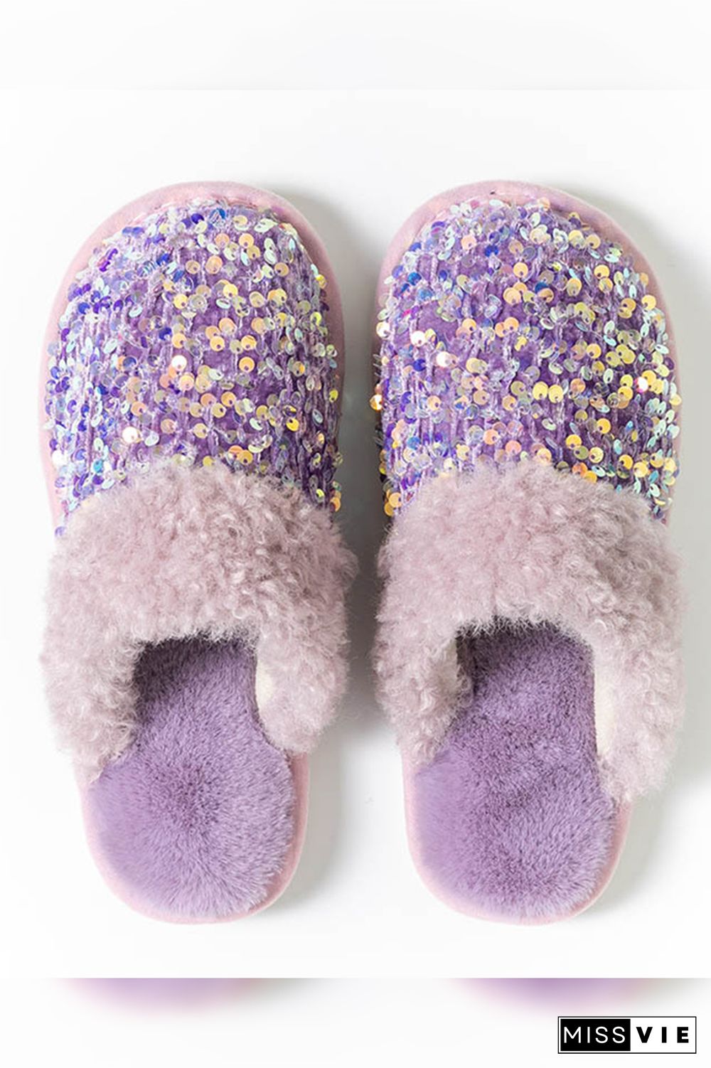 Glitter Fluffy Home Slipper