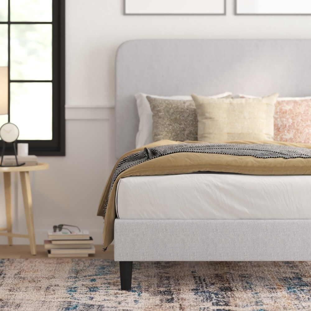 Platform Bed with Headboard   No Foundation Needed