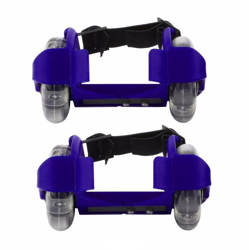 Mace Way Small Roller Adjustable Shoe Skates with LED Flashing Wheels for Kids