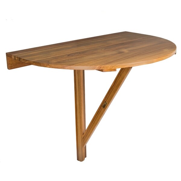 Teak Drop Leaf Balcony Table